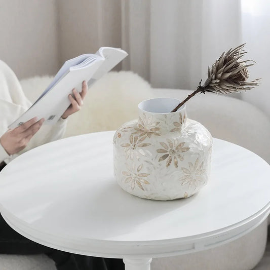 Table Ceramics Vase Flower Arrangement