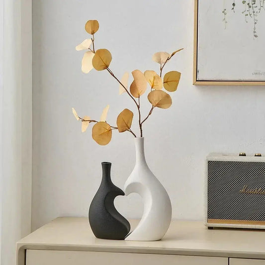 Ceramic Vase for Dried Flowers Home Decorations