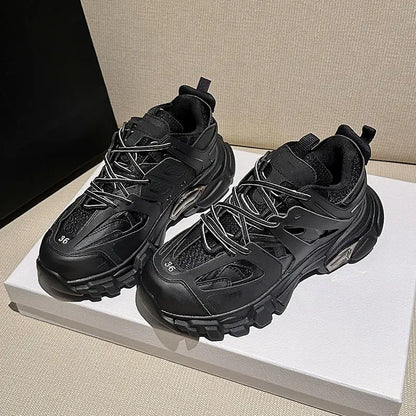 Wholesale Custom Logo LED Thick Sneakers New Heightened Fashion for Men and Women Casual Sports Walking Shoes