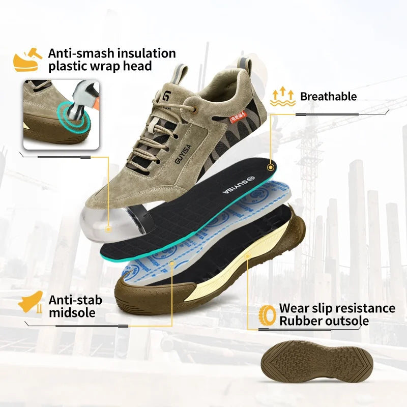 GUYISA Factory Direct Selling Safety Shoes Insulation 10KV Safety Work Shoes