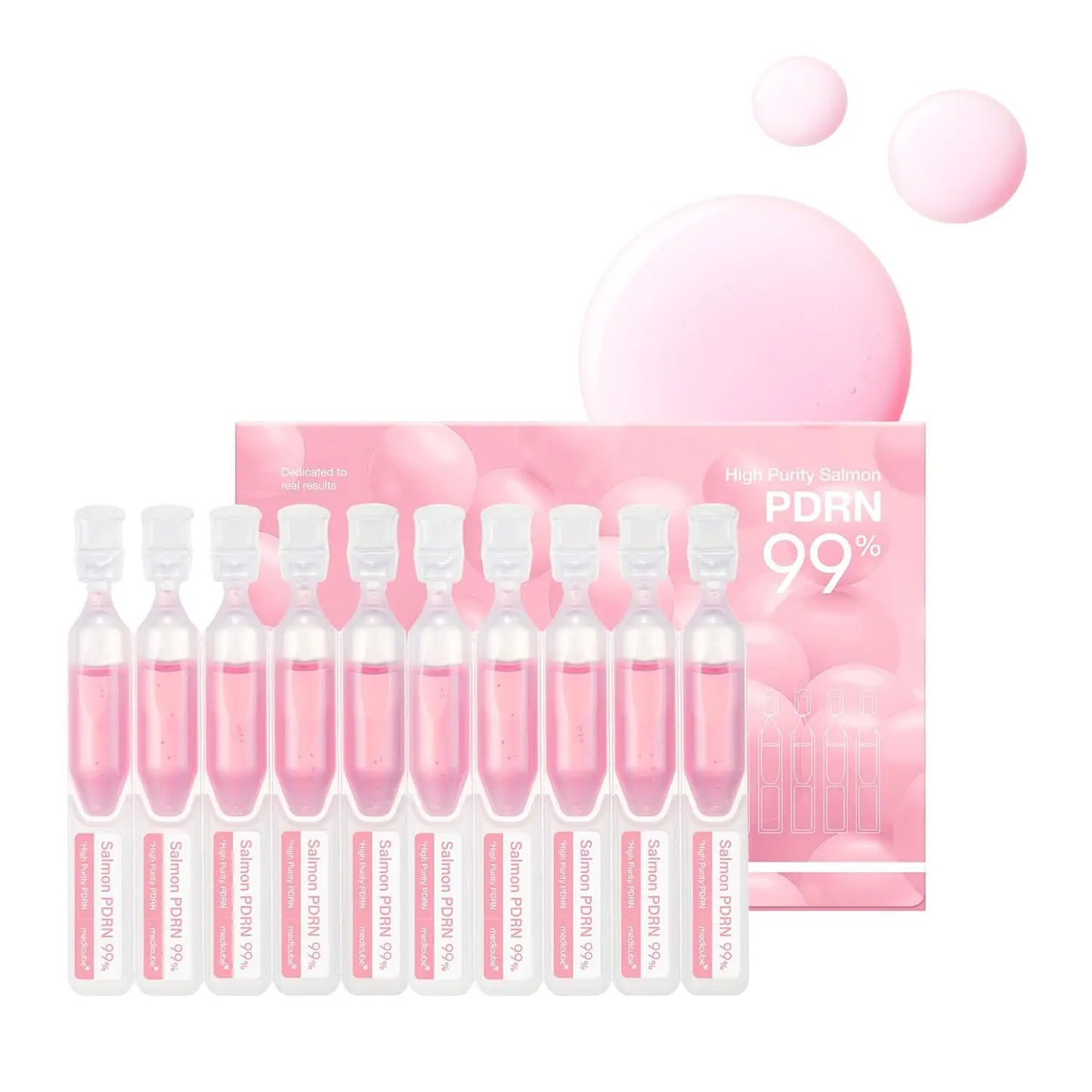 medicube Salmon DNA  Pink One Day Serum 99% Salmon DNA Improves Skin Radiance | Korean Skincare