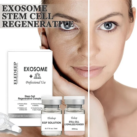 R  Exo Stem Cell Peptide Booster Kit  Improve Scar Acne Skin Regeneration EGF Revitalizing Repair Serum Korean Skincare