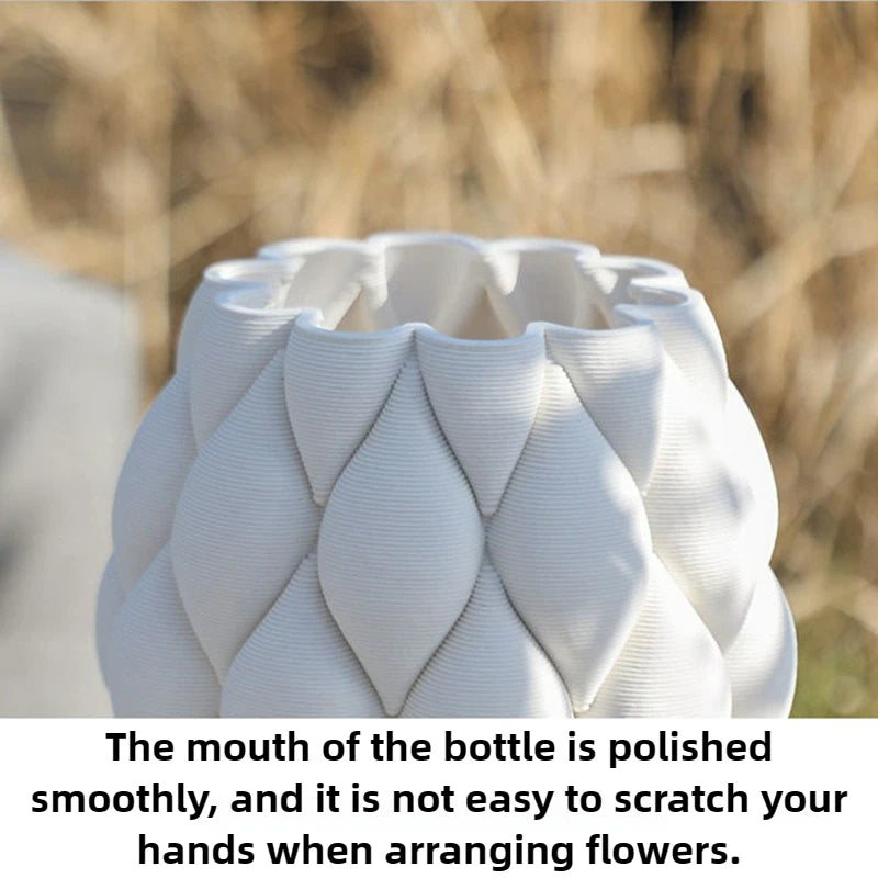 Ceramic Vases Modern Decor Flower Vase Desk Hydroponic Flowers Bottle