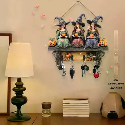 2026 New Exquisite Halloween Wooden Christmas Decor Home Ornaments Holiday Gift