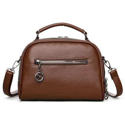 Women's Stylish Small Handbag - Multi-Compartment Tote Shoulder Crossbody Purse for Daily Essentials, Work & Travel