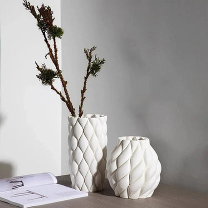 Ceramic Vases Modern Decor Flower Vase Desk Hydroponic Flowers Bottle