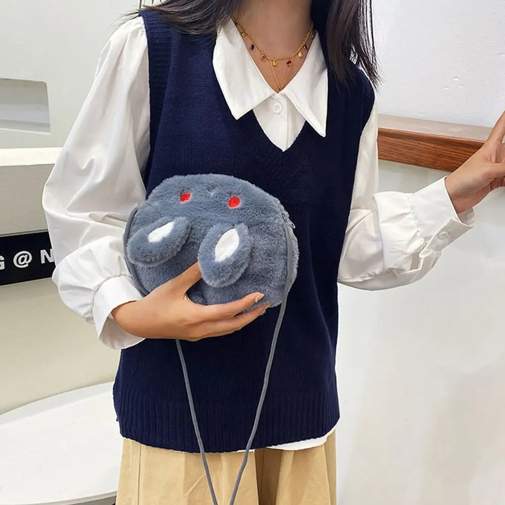 Purse Girls Shoulder Bags  Handbag Rabbit Shoulder Bags Children Purse Wallets Women Messenger Bags Cartoon Crossbody Bags