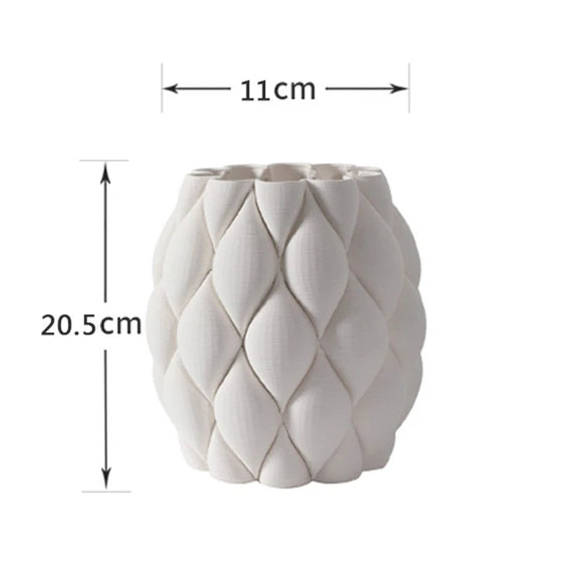 Ceramic Vases Modern Decor Flower Vase Desk Hydroponic Flowers Bottle