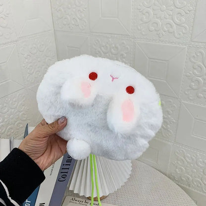 Purse Girls Shoulder Bags  Handbag Rabbit Shoulder Bags Children Purse Wallets Women Messenger Bags Cartoon Crossbody Bags