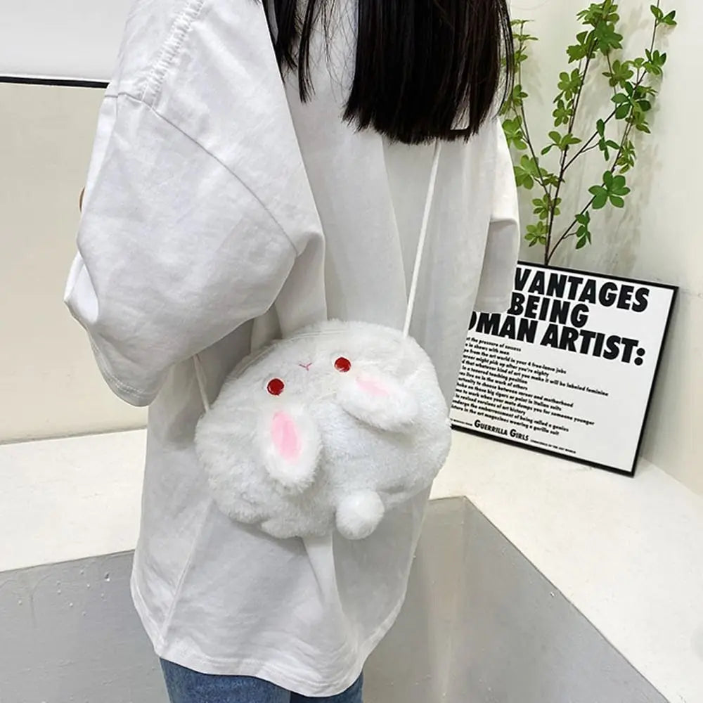 Purse Girls Shoulder Bags  Handbag Rabbit Shoulder Bags Children Purse Wallets Women Messenger Bags Cartoon Crossbody Bags