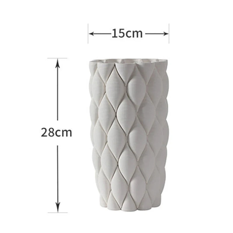 Ceramic Vases Modern Decor Flower Vase Desk Hydroponic Flowers Bottle