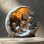 1 pcs 2D Christmas holiday decoration, bohemian style,