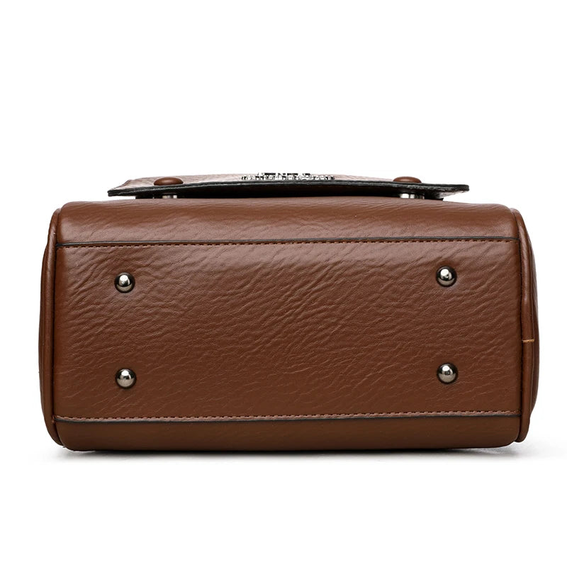 Women's Stylish Small Handbag - Multi-Compartment Tote Shoulder Crossbody Purse for Daily Essentials, Work & Travel