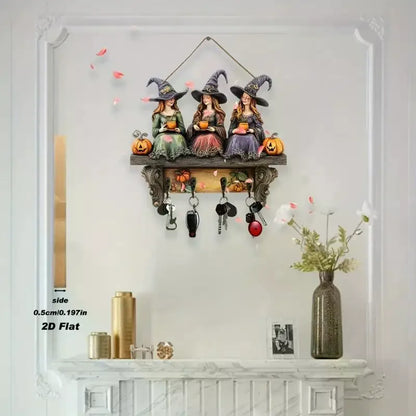 2026 New Exquisite Halloween Wooden Christmas Decor Home Ornaments Holiday Gift