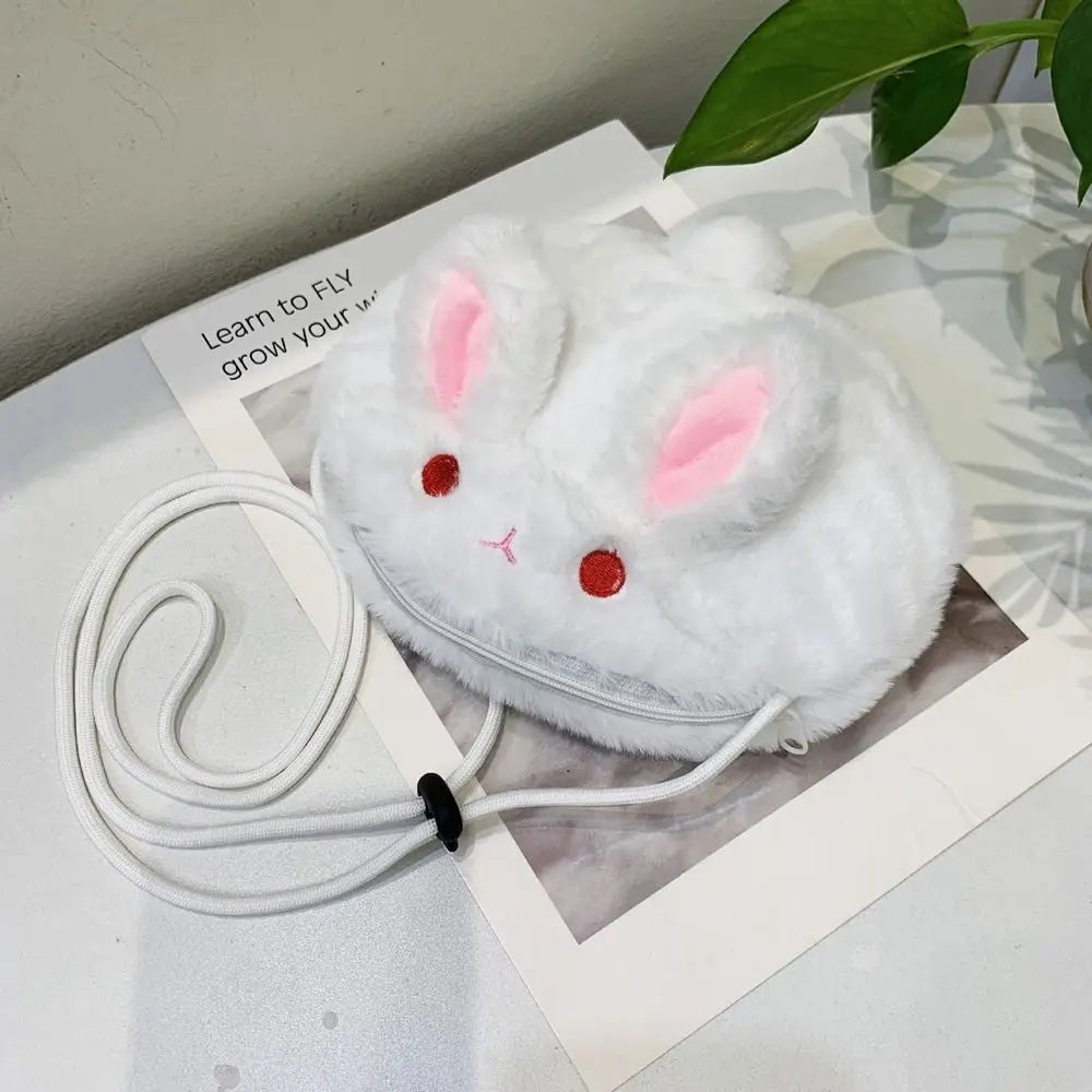 Purse Girls Shoulder Bags  Handbag Rabbit Shoulder Bags Children Purse Wallets Women Messenger Bags Cartoon Crossbody Bags