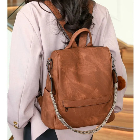 Womens Purse pu Leather Backpack Purse for Women Fashion Backpack Ladies Designer Ladies Shoulder Bags for Travel College Work