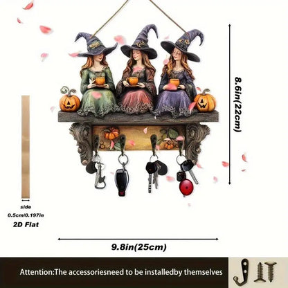 2026 New Exquisite Halloween Wooden Christmas Decor Home Ornaments Holiday Gift