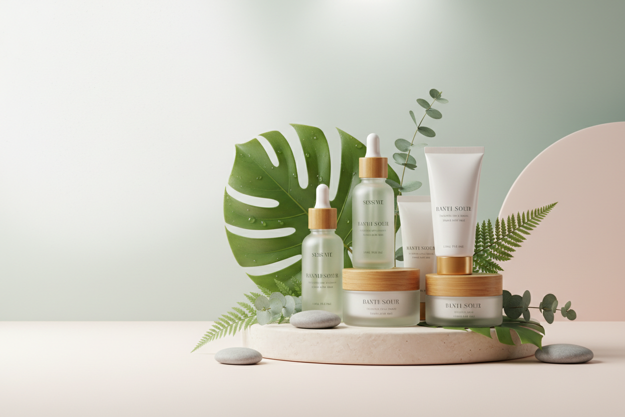 generate a professional banner for skin care 